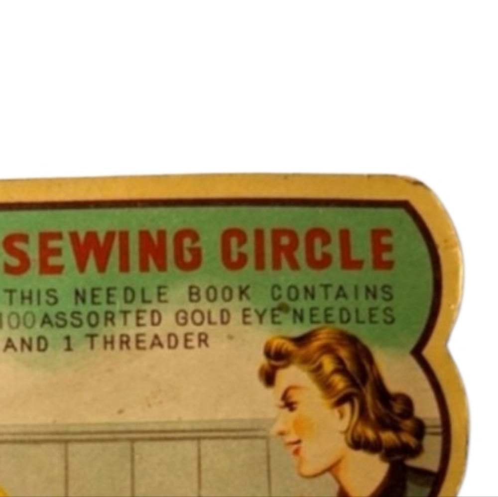 SEWING NEEDLE Vintage Kits Retro Homemaker Notions Colorful - Picture 5 of 6